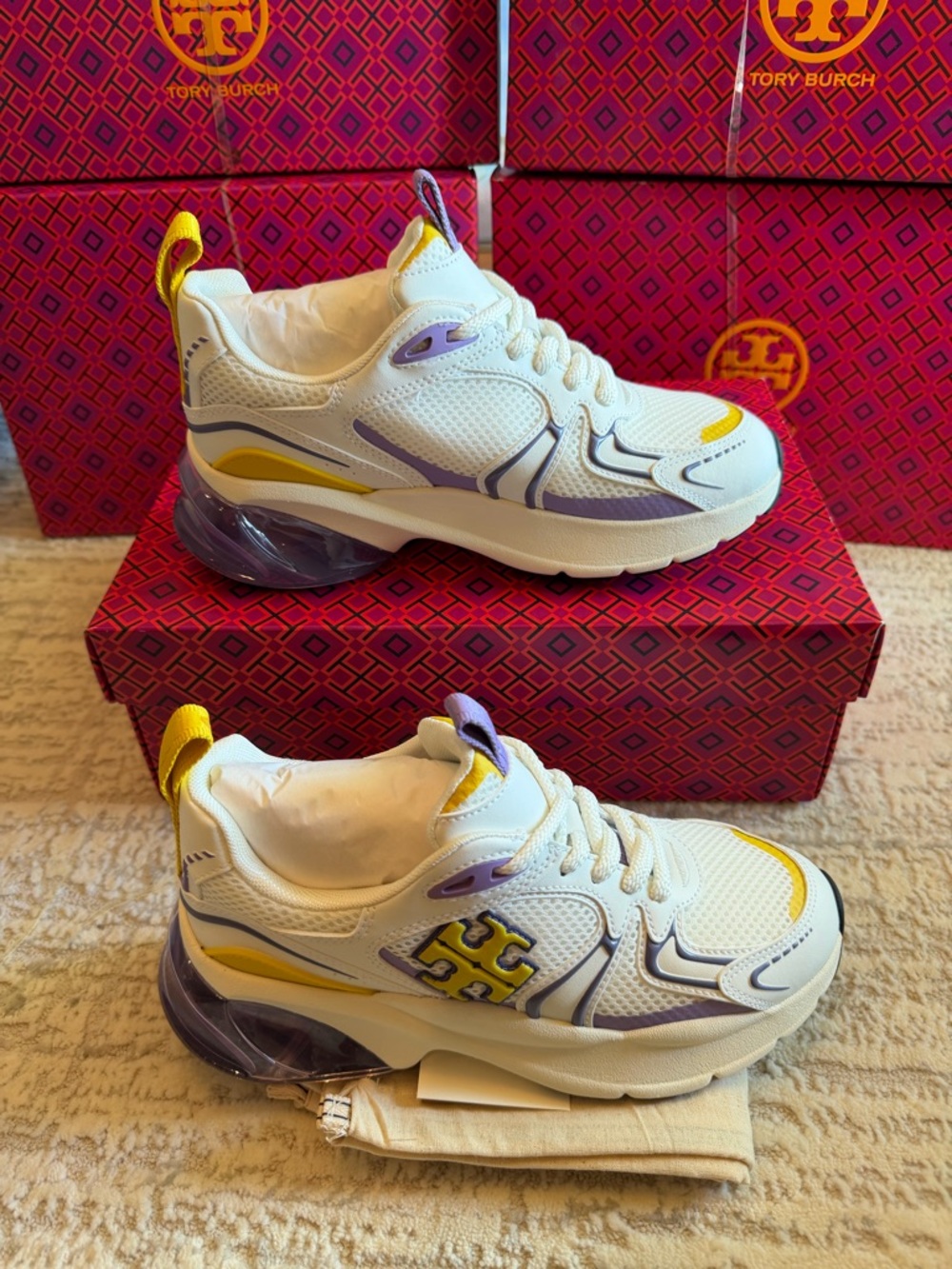 Tory Burch Good Luck Tech Trainer Sneakers